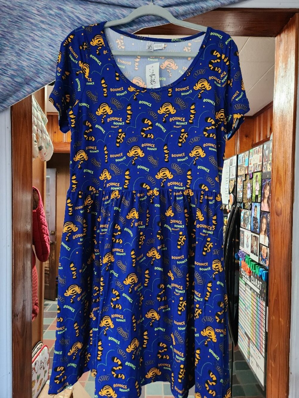 Ambrie Women's Skater Dress Size Tigger-inspired Large NWT